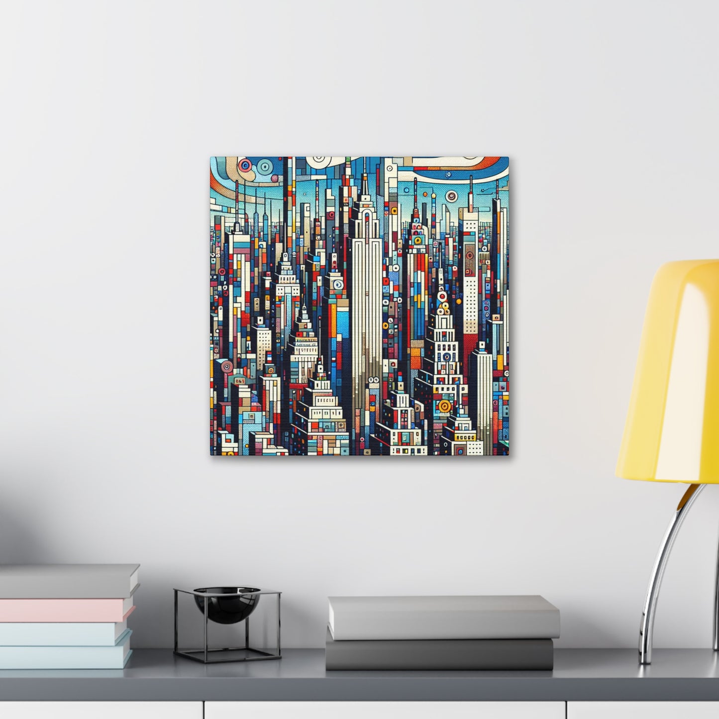 Concrete Jungle Rooftop Rain - Canvas