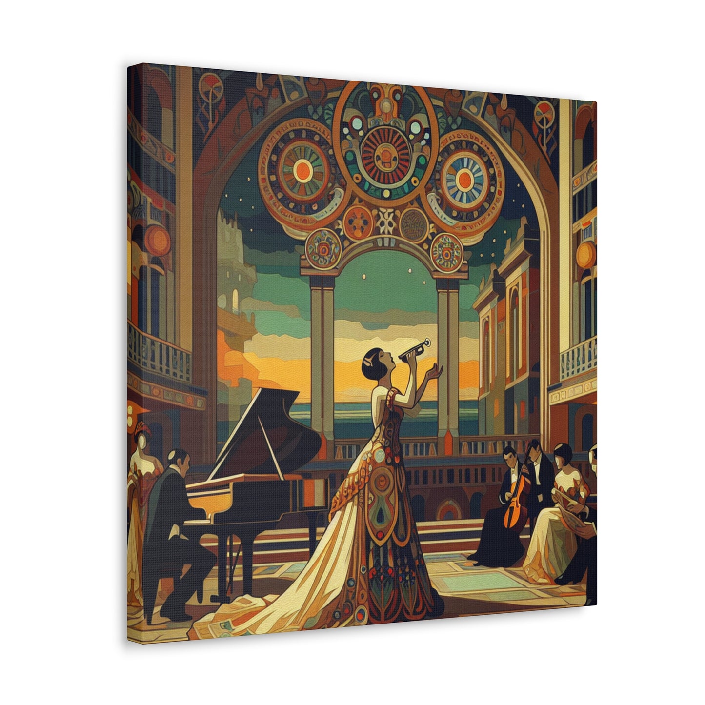 Enchanting Melodies Unleashed - Canvas