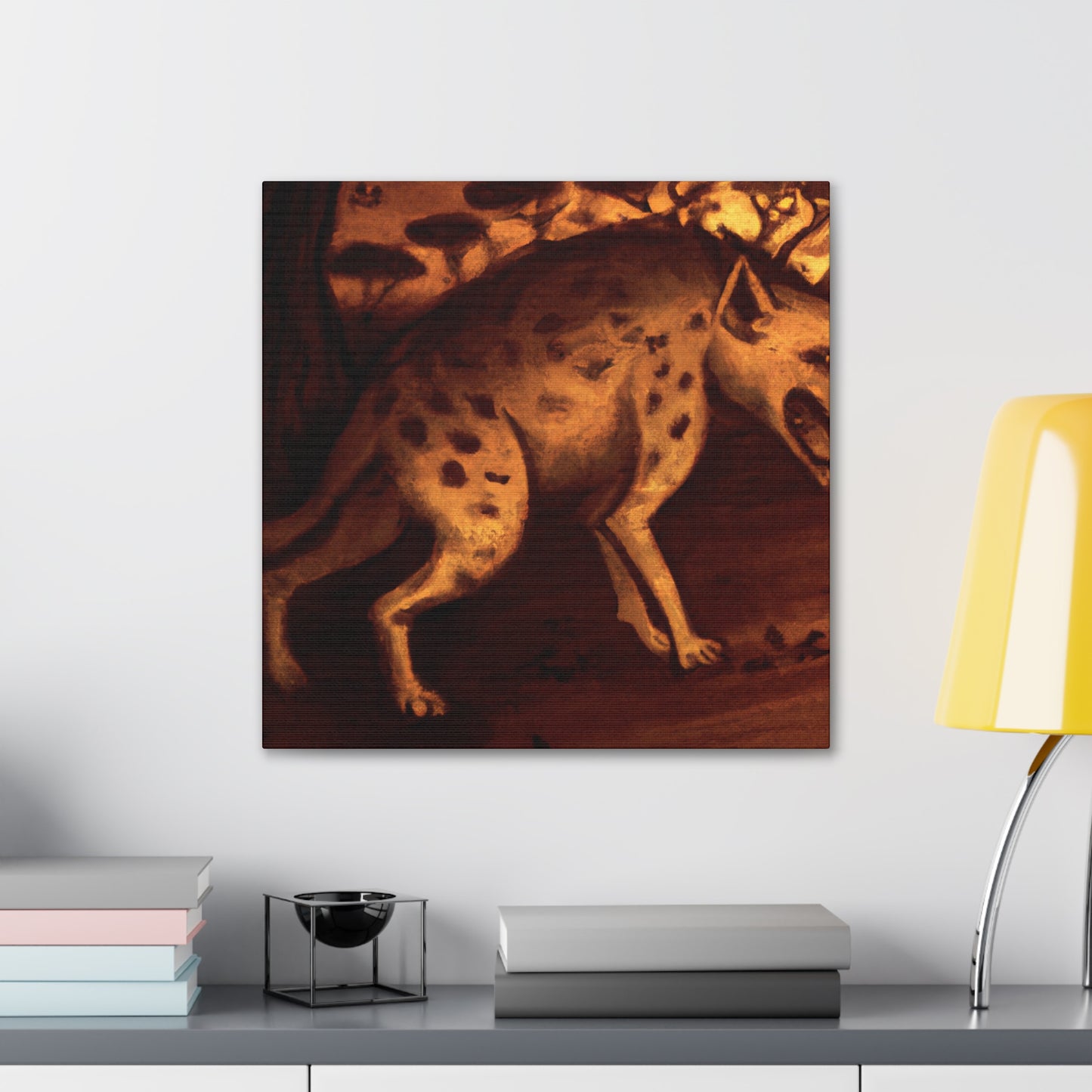 Hyena's Majestic Beauty - Canvas