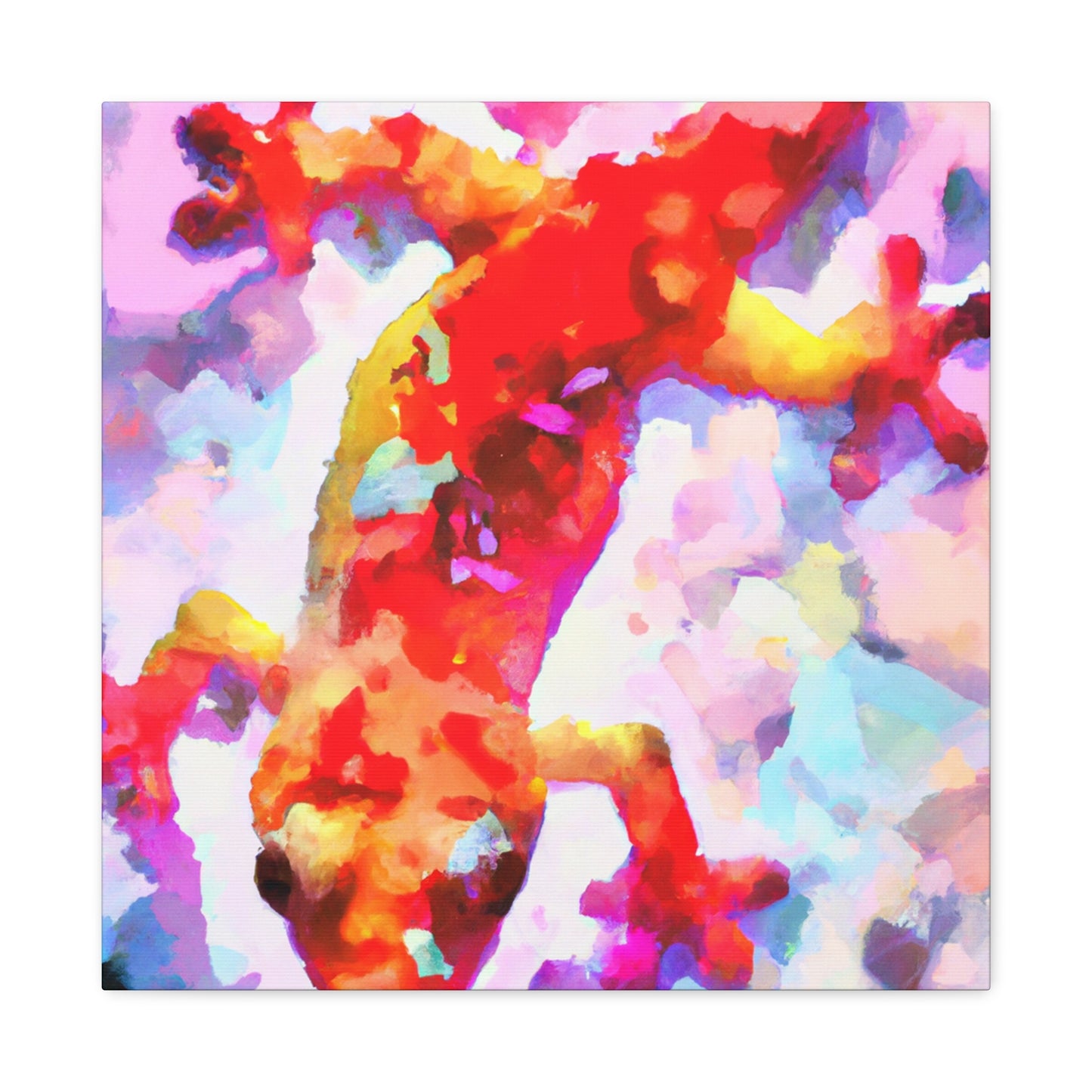 Leopard Gecko Abstraction - Canvas