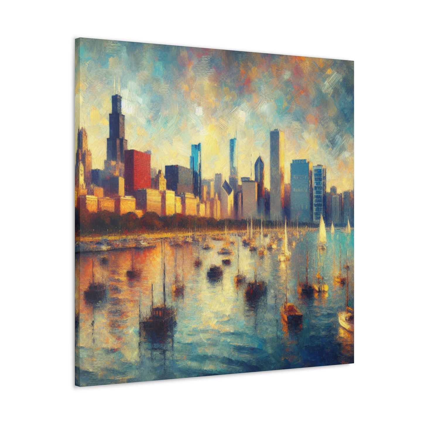 "Cityscape of Hope" - Canvas