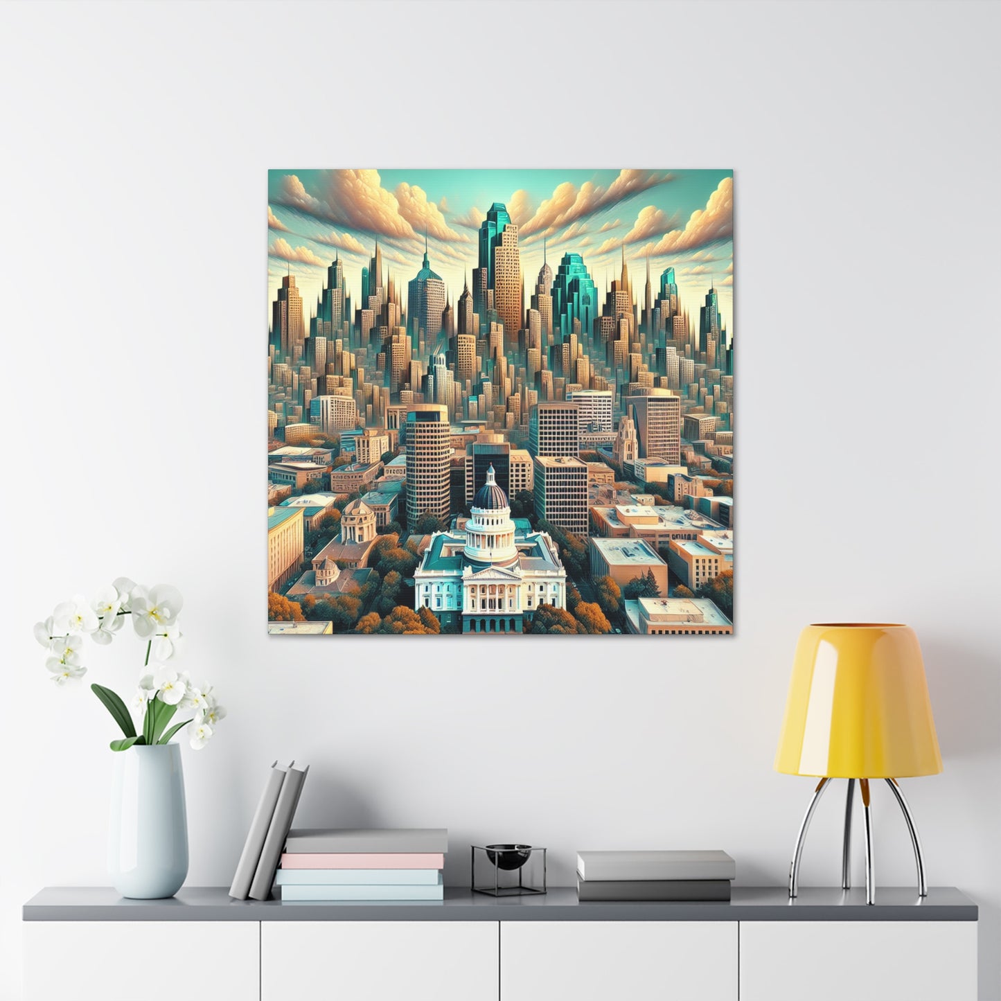 Dreamscape of Sacramento - Canvas