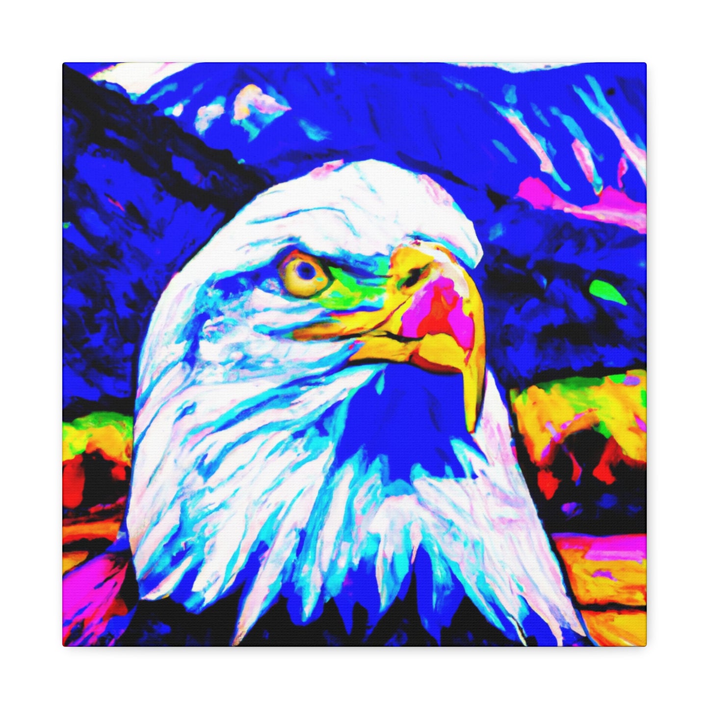 "Majestic Flying Eagle" - Canvas