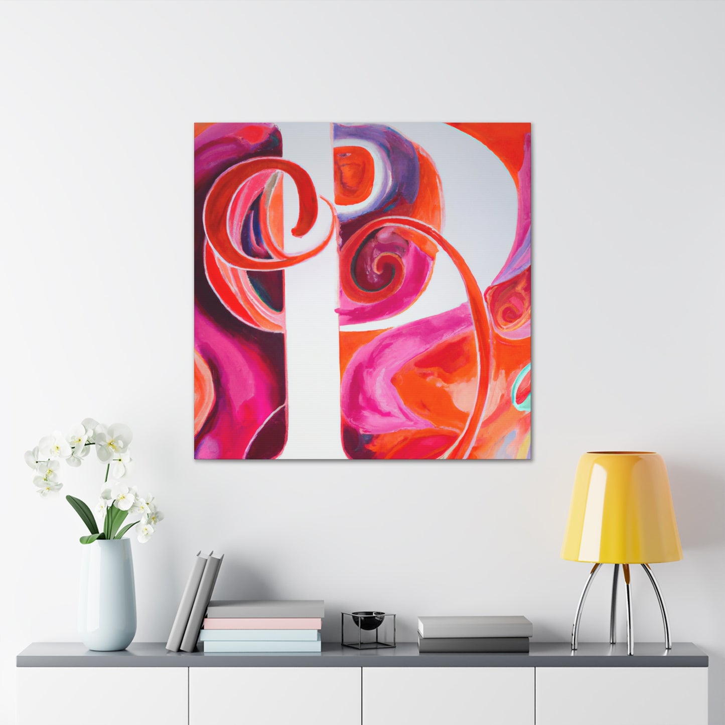 "The Pensive Swirls". - Canvas