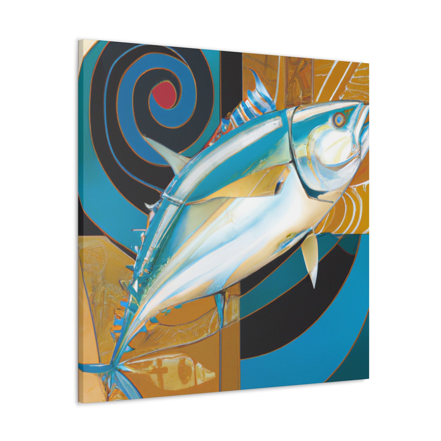 "Tuna Fish Art Deco". - Canvas