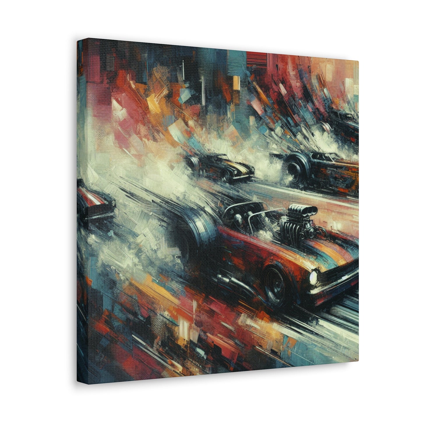 "Velocity Unleashed in Colors" - Canvas