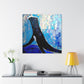 Whale in Turbulence - Canvas