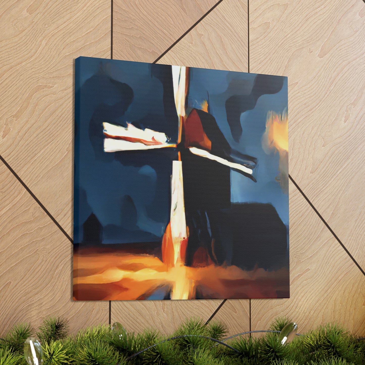 Windmill in Turbulence - Canvas