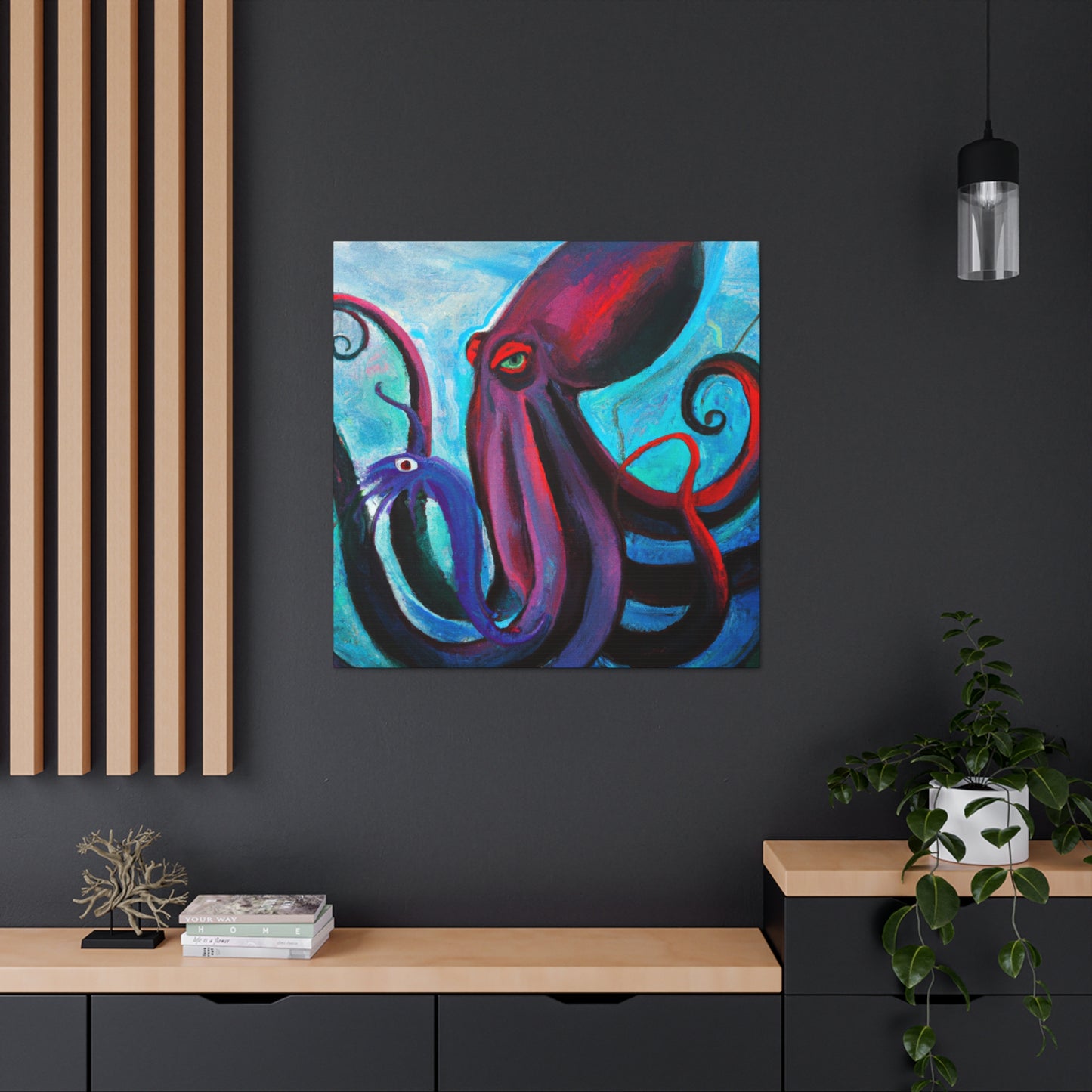 Octopus in Dreamsland - Canvas