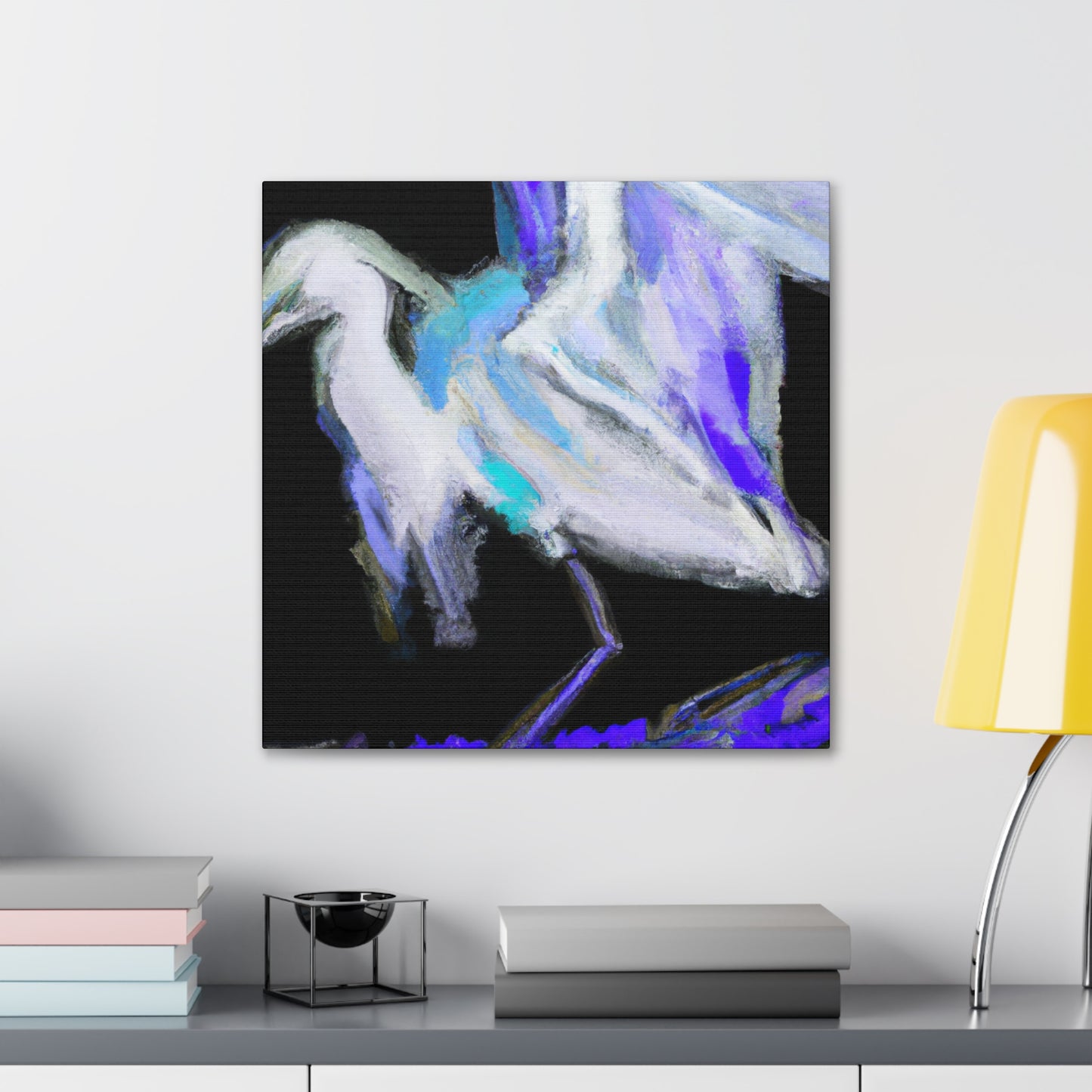 "Snowy Egret Reverie" - Canvas