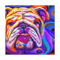 Bulldog in a Dream - Canvas