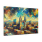 Desert Dreamscape Ablaze - Canvas