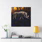 "Warthog in Moonlight" - Canvas