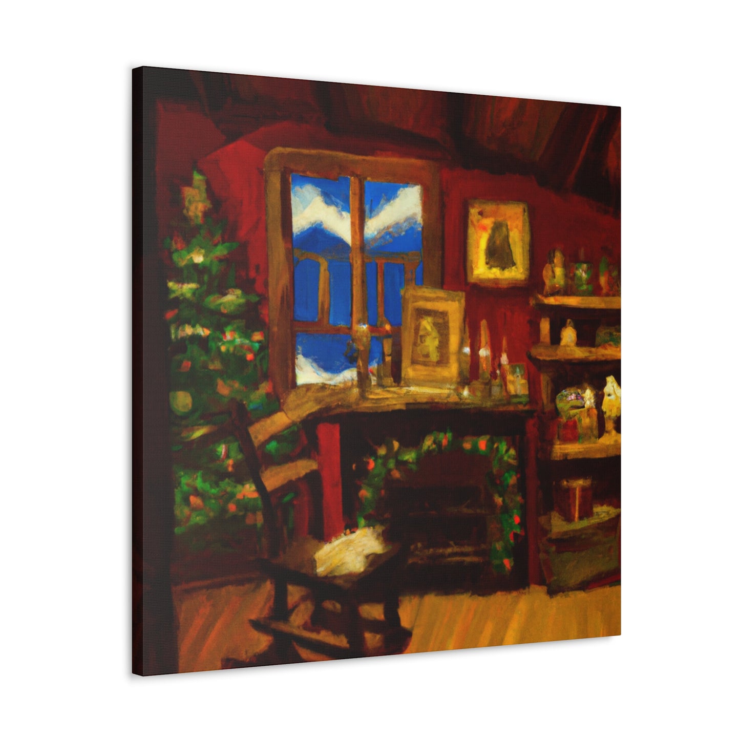 Santa's Workshop Wonderland - Canvas