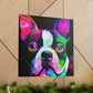 Adorable Boston Terrier - Canvas