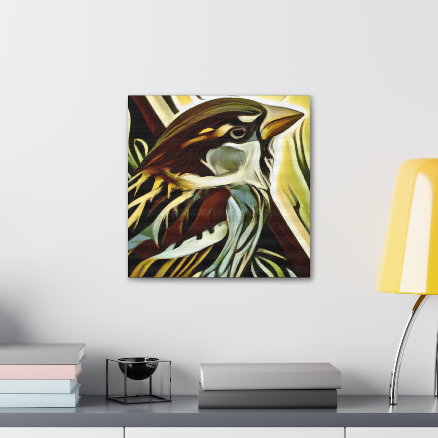 House Sparrow in Bloom - Canvas