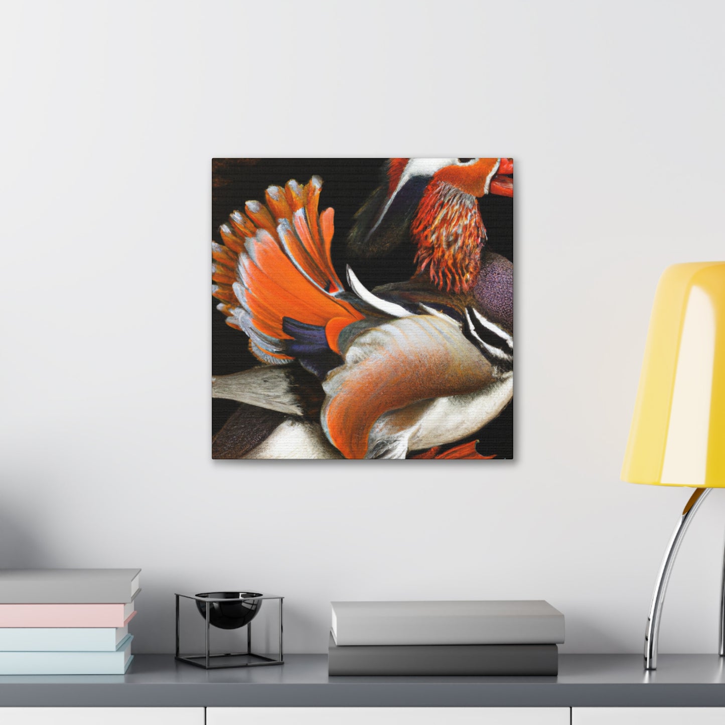 "Mandarin Duck at Dawn" - Canvas