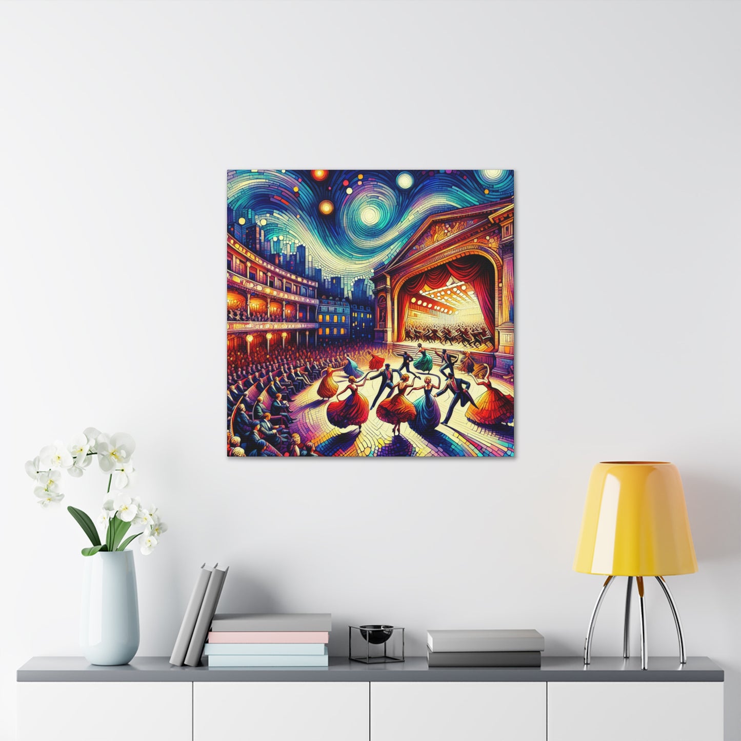 "Harmony of Melodic Colors" - Canvas