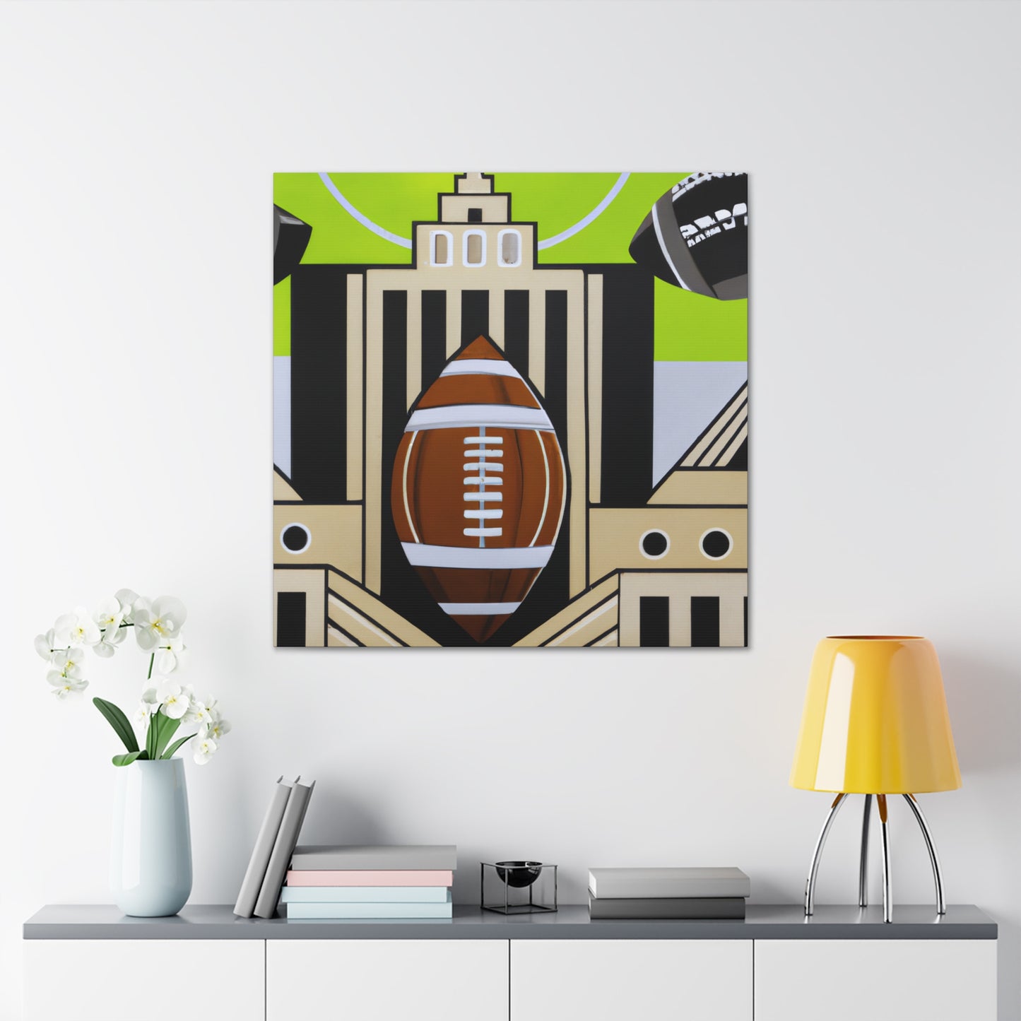 "Football's Gleaming Splendor" - Canvas