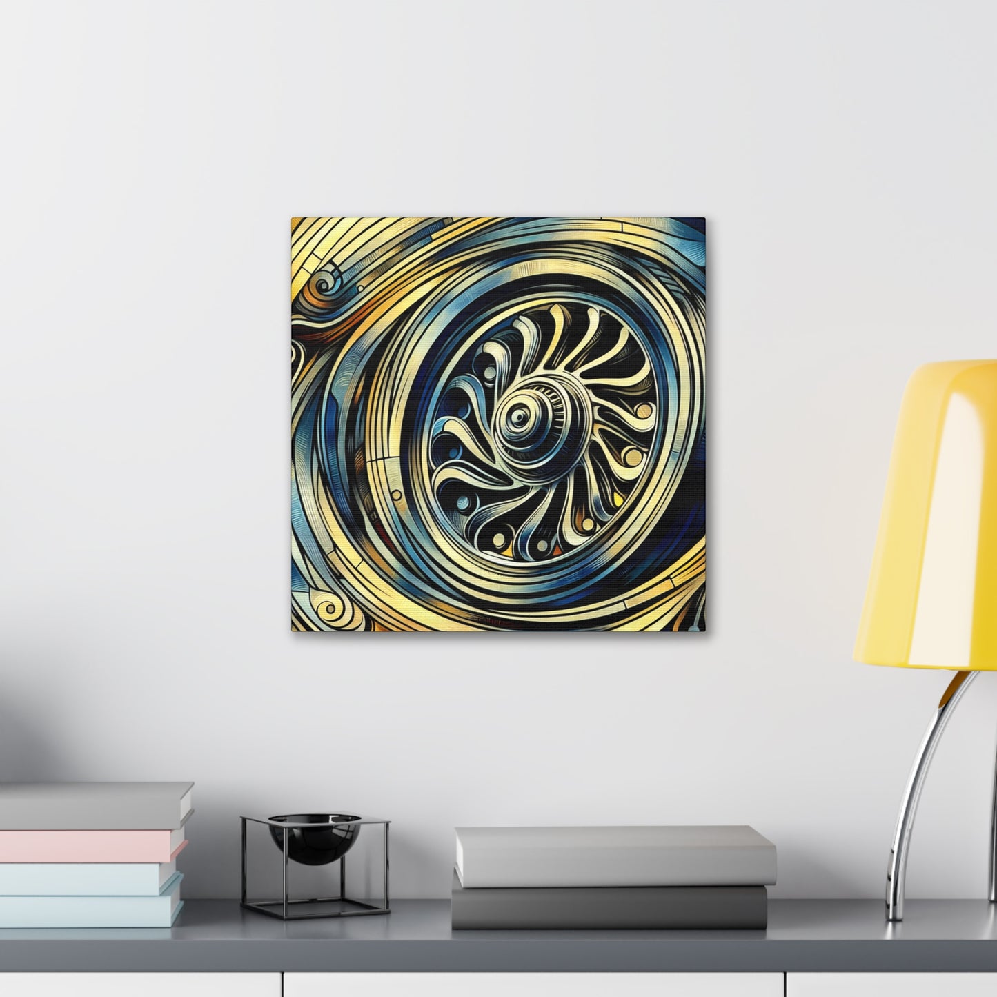 "Spinning Metal Revolutions" - Canvas