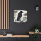 American Crow Mosaic - Canvas