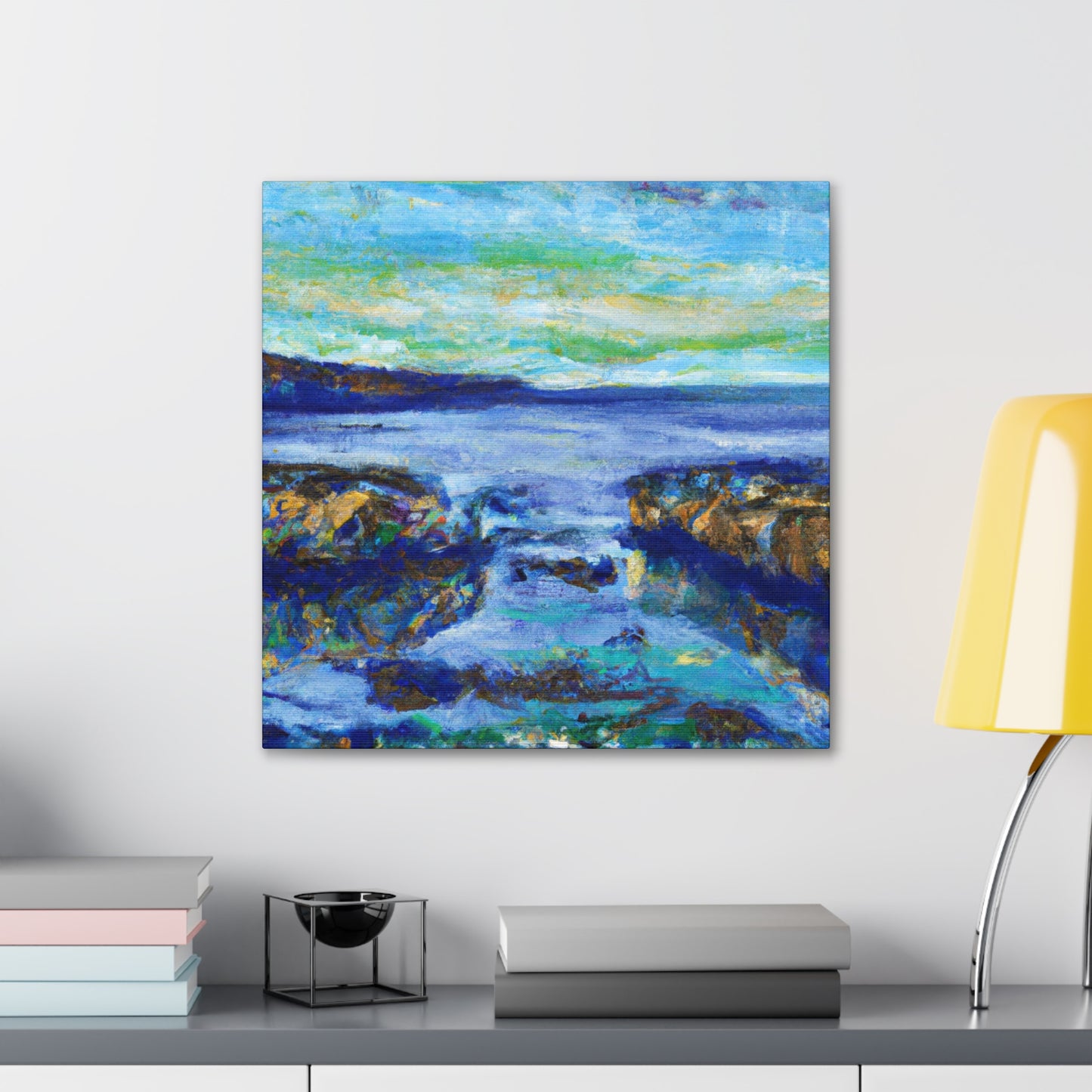 Coastline, Impressionist Style - Canvas