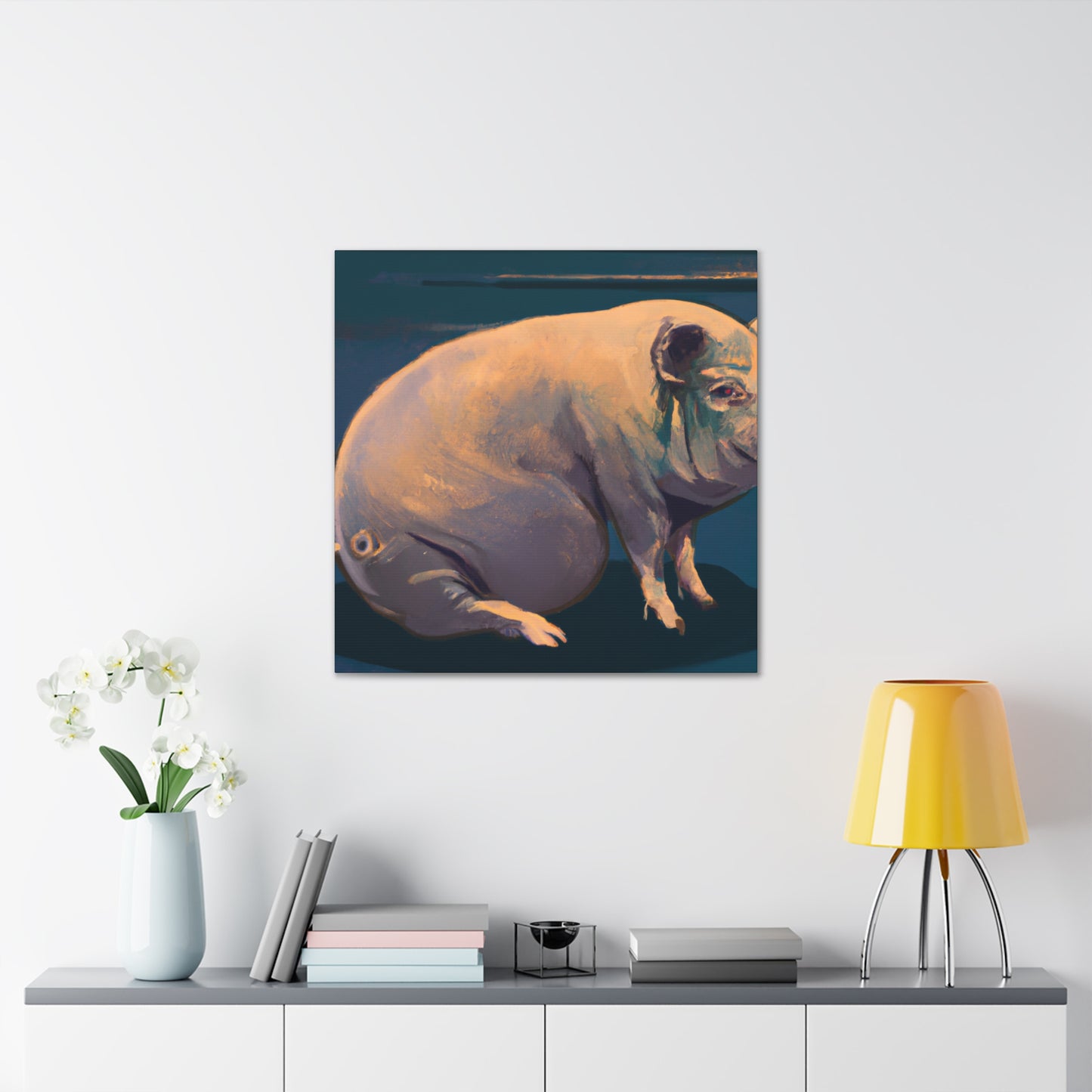 Pig as Pig Can - Canvas