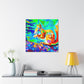 "Squirrel in Fauvism" - Canvas