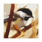 "Chickadee Avidly Dreaming" - Canvas