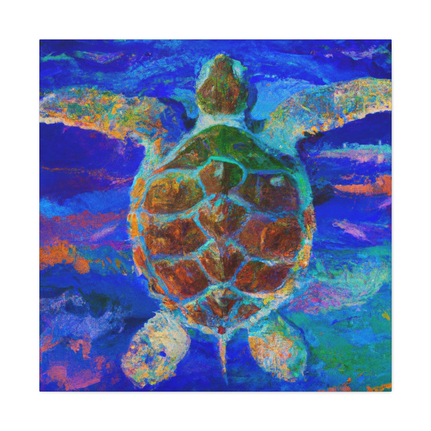 Turtles in Watercolor - Canvas