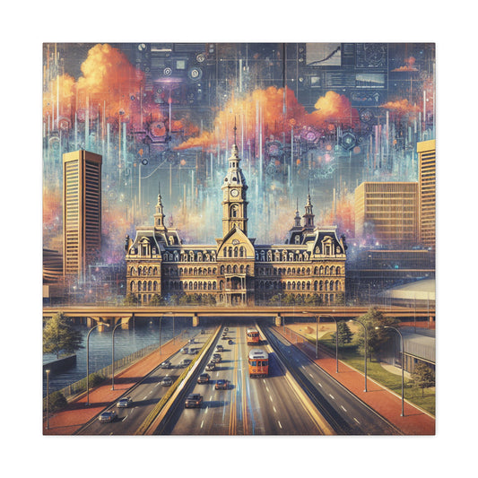 "Baltimore's Baroque Splendor" - Canvas