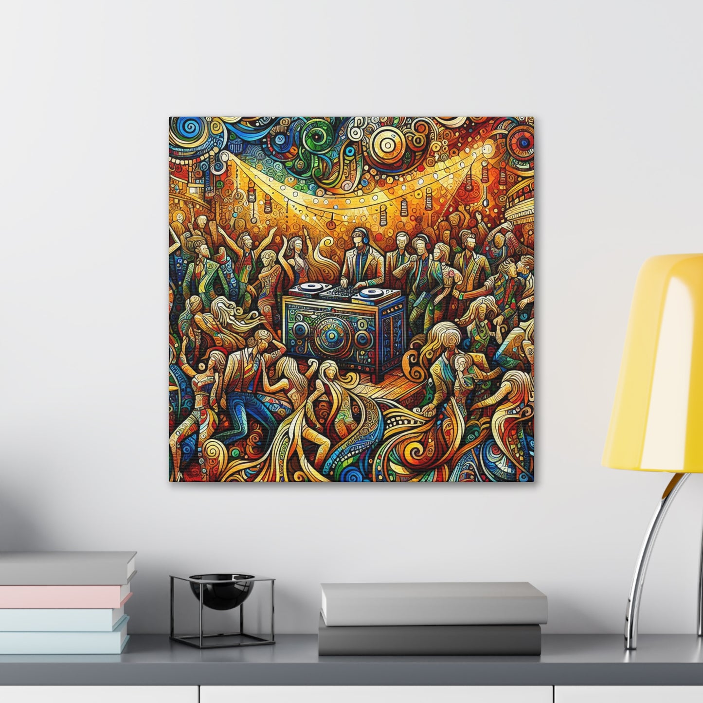 Rhythmic Revelry and Tunes - Canvas