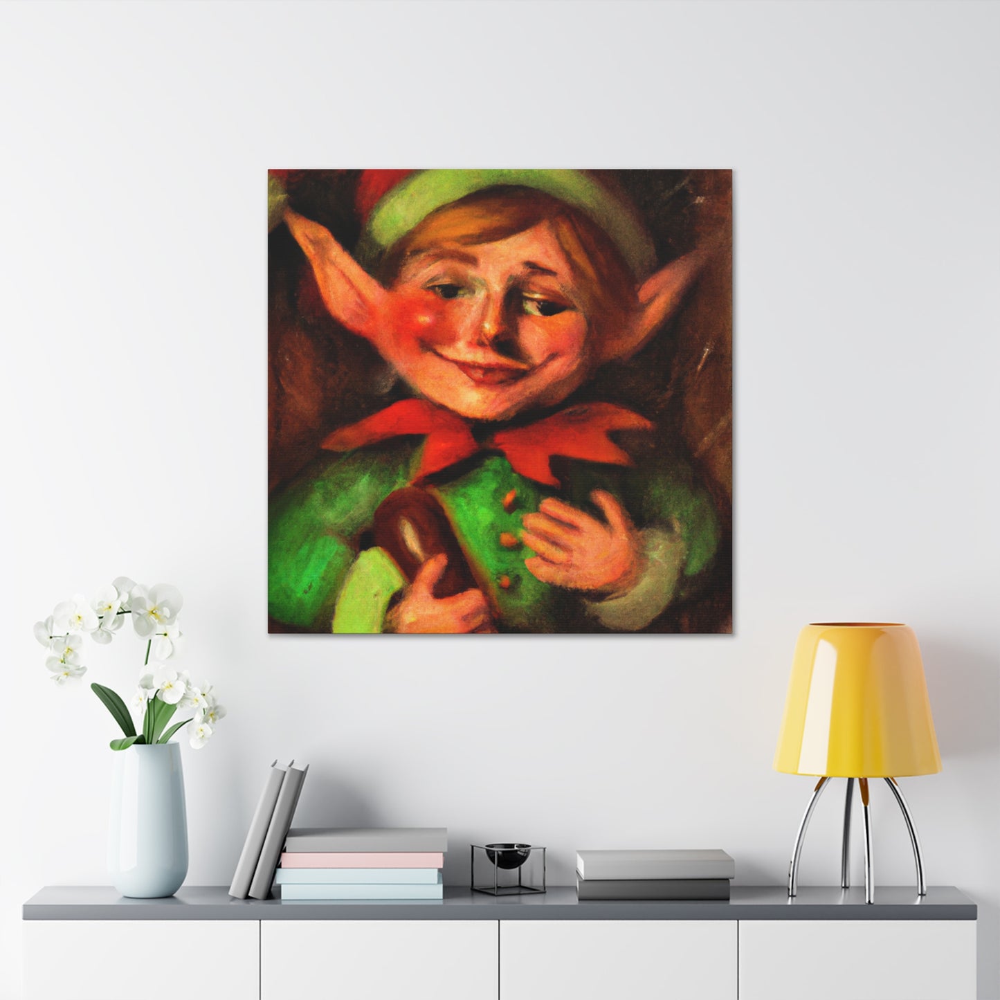 "Elf in Classical Clothing" - Canvas