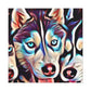 Siberian Husky Majesty - Canvas