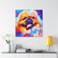 "Pekingese Playful Pose" - Canvas