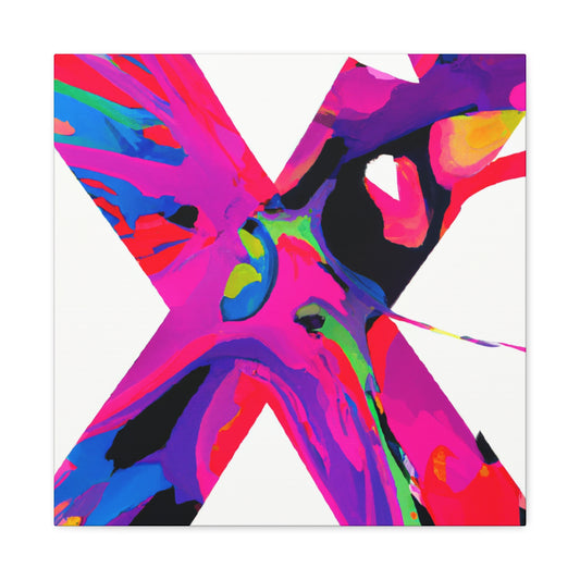 X in Pop Art - Canvas