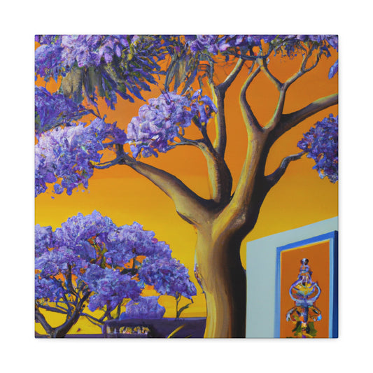 "Purple Jacaranda Bloom" - Canvas