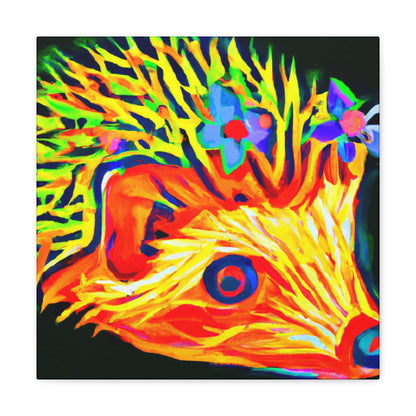 Hedgehog in Art Deco - Canvas