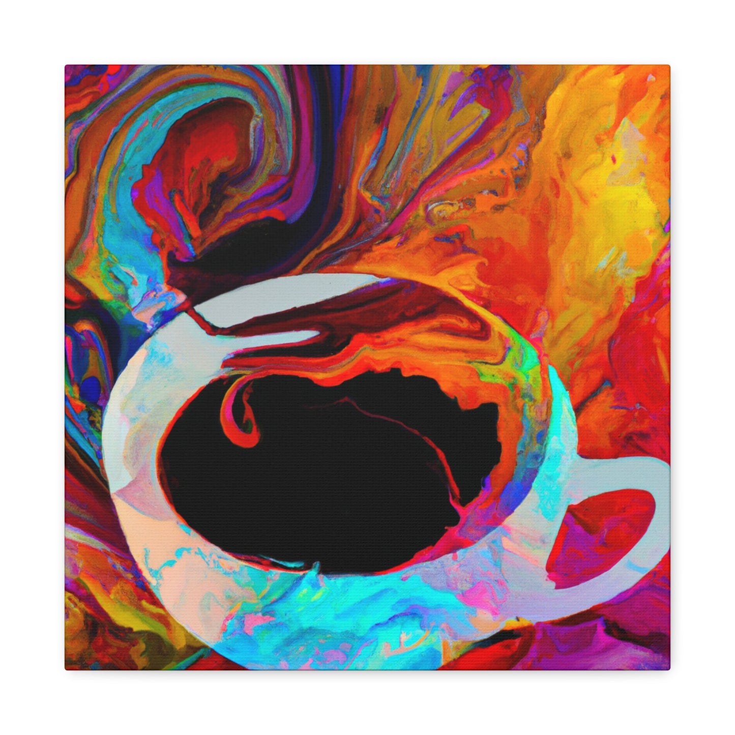 Coffee Cup Pop Art - Canvas