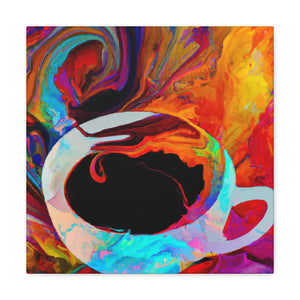 Coffee Cup Pop Art - Canvas