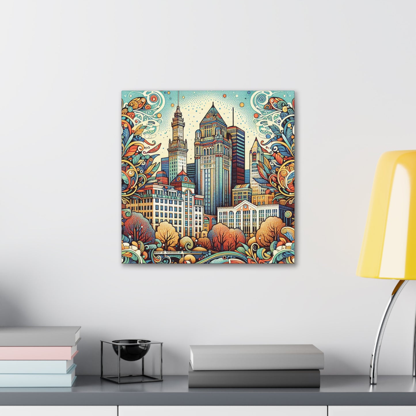 Emerald City Elegance - Canvas