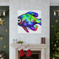 Rainbow Fish Reflection - Canvas