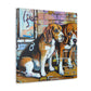 "Beagle and the City" - Canvas