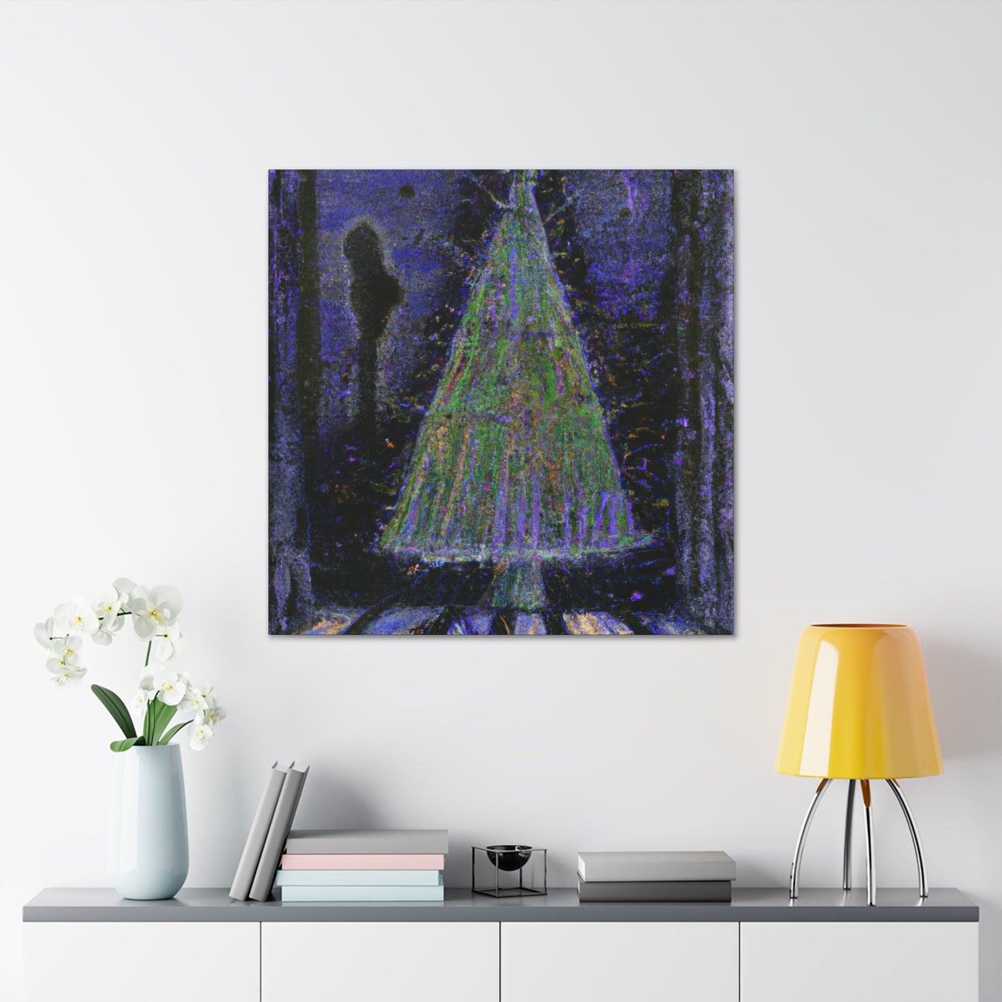 "Christmas Tree Musings" - Canvas