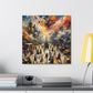 "Vivid Descent's Rapture" - Canvas