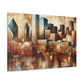 "Vibrant Urban Texan Impression" - Canvas