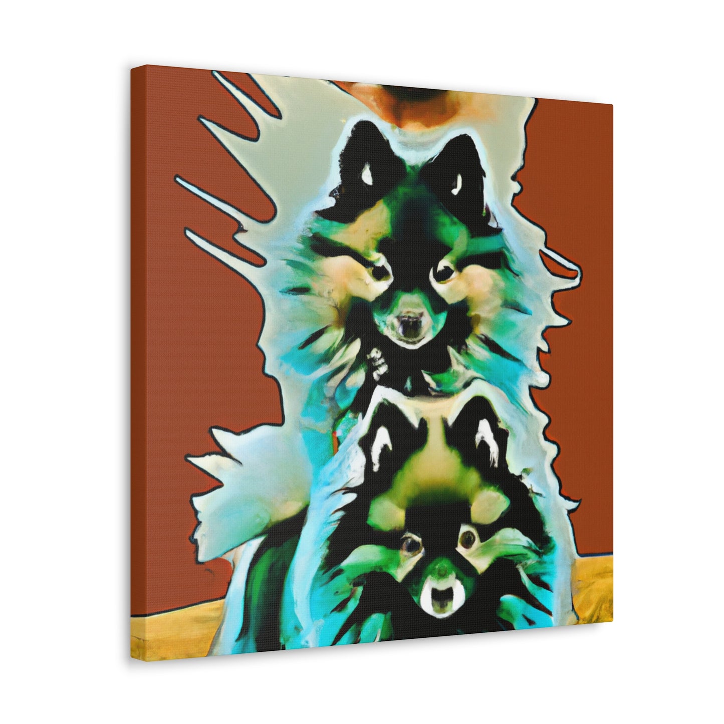 Keeshond's Surreal Dream - Canvas