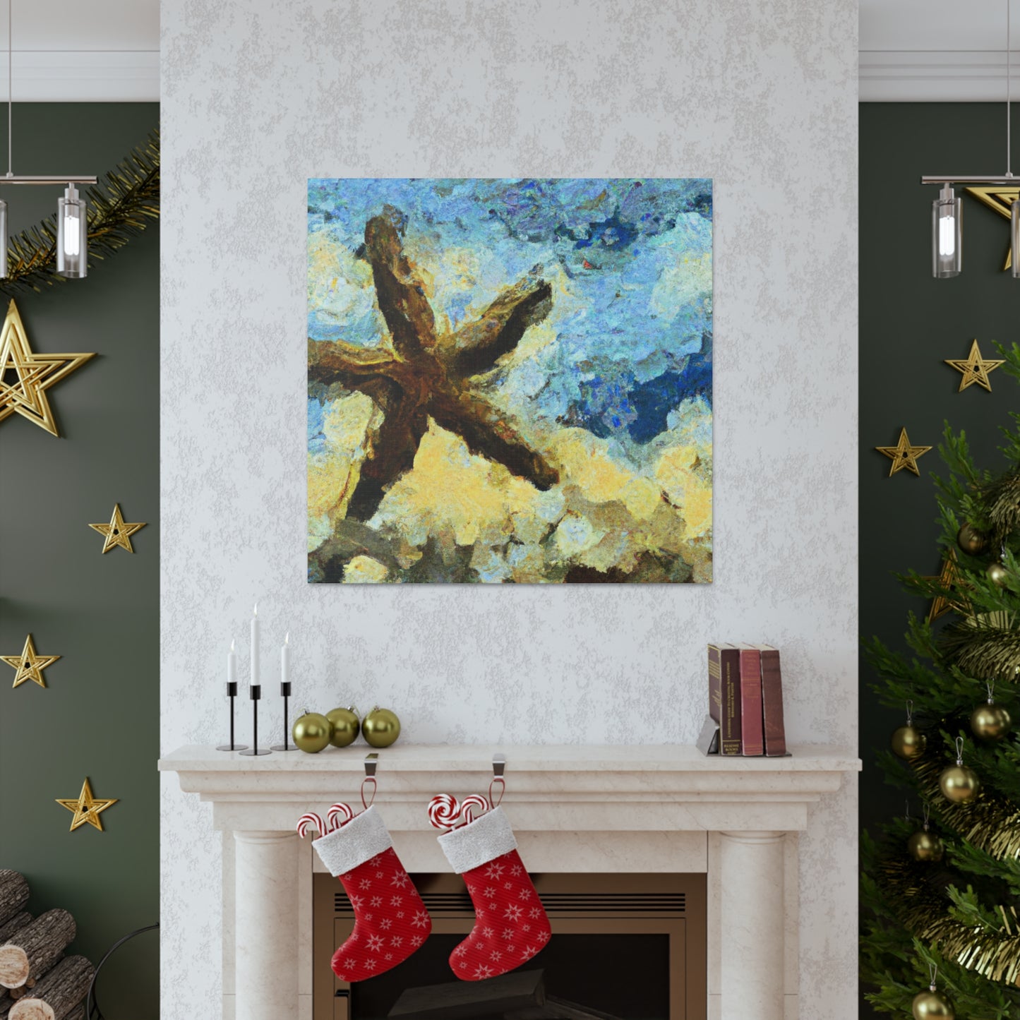 "Starfish at Nightfall" - Canvas