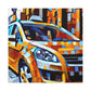 "Taxi On the Move" - Canvas