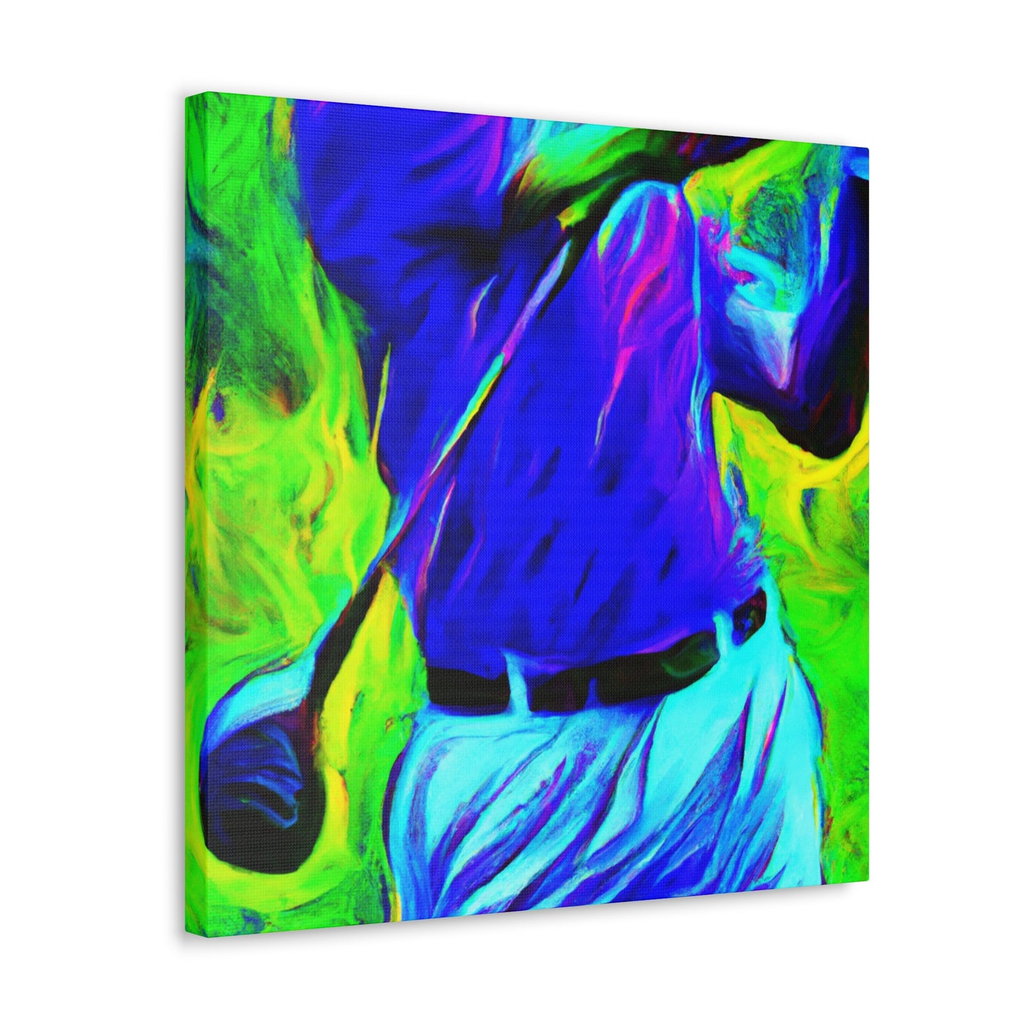 Golfing in Technicolor - Canvas